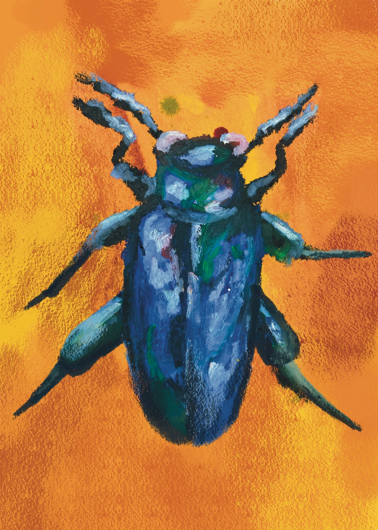 Blue Beetle Print