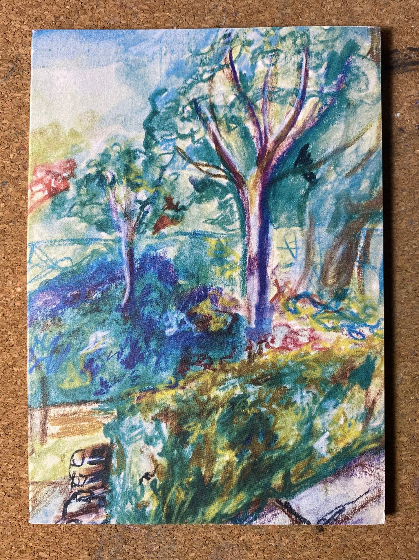 Illustrative Tree Print