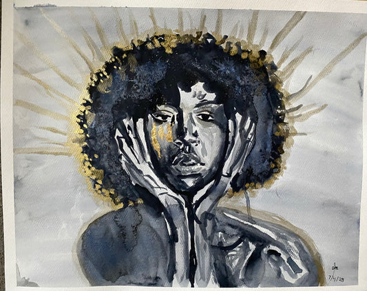 'UNTITLED' Watercolour & Ink