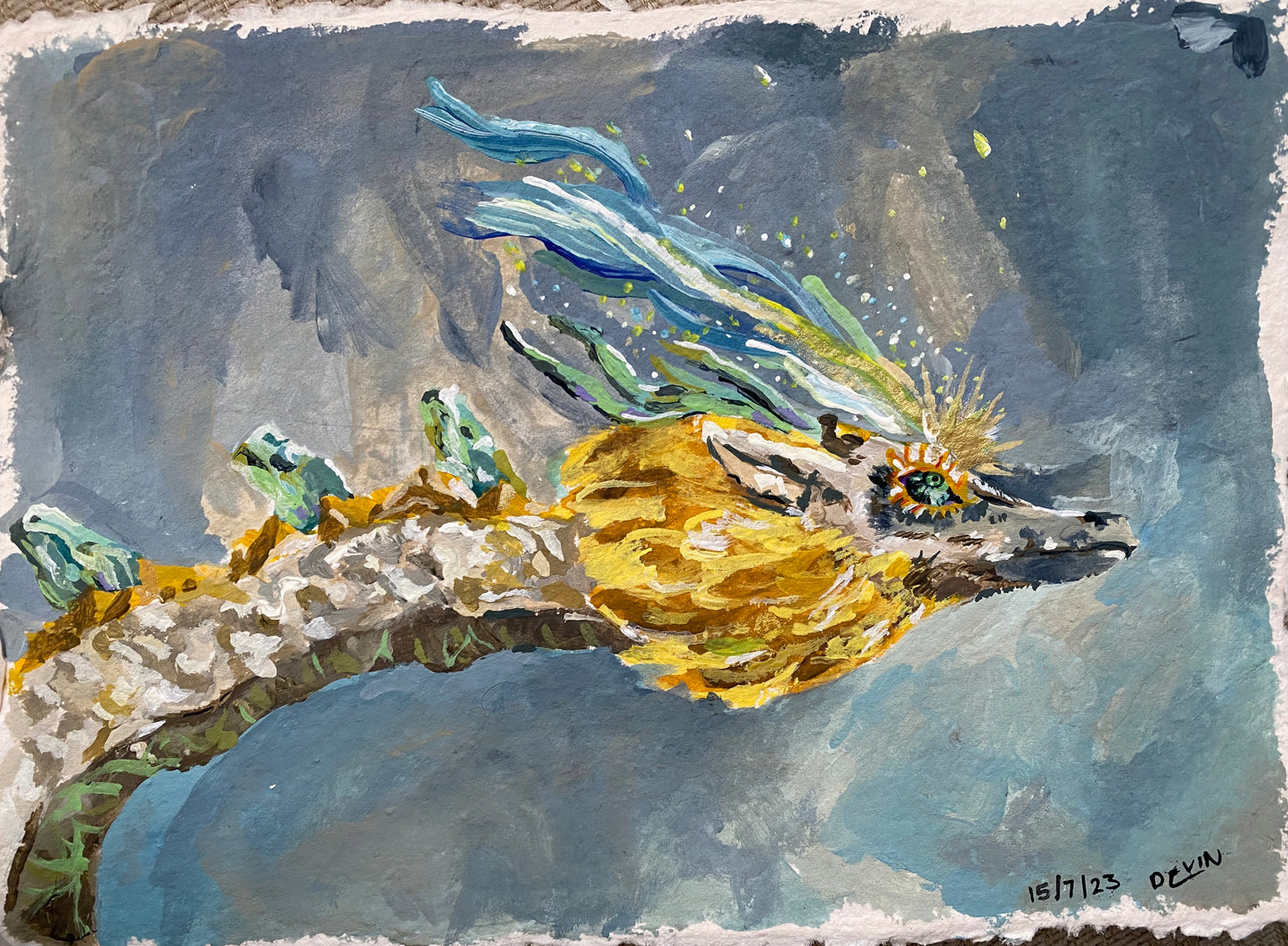 Light Dragon Print